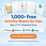 1000+ Kids Activity Worksheets | Printable Learning & Fun Bundle